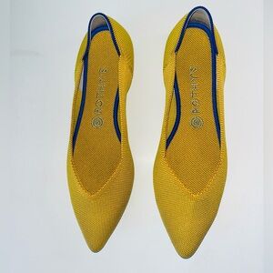 Rothy’s Point Marigold Flats, size 10.5
